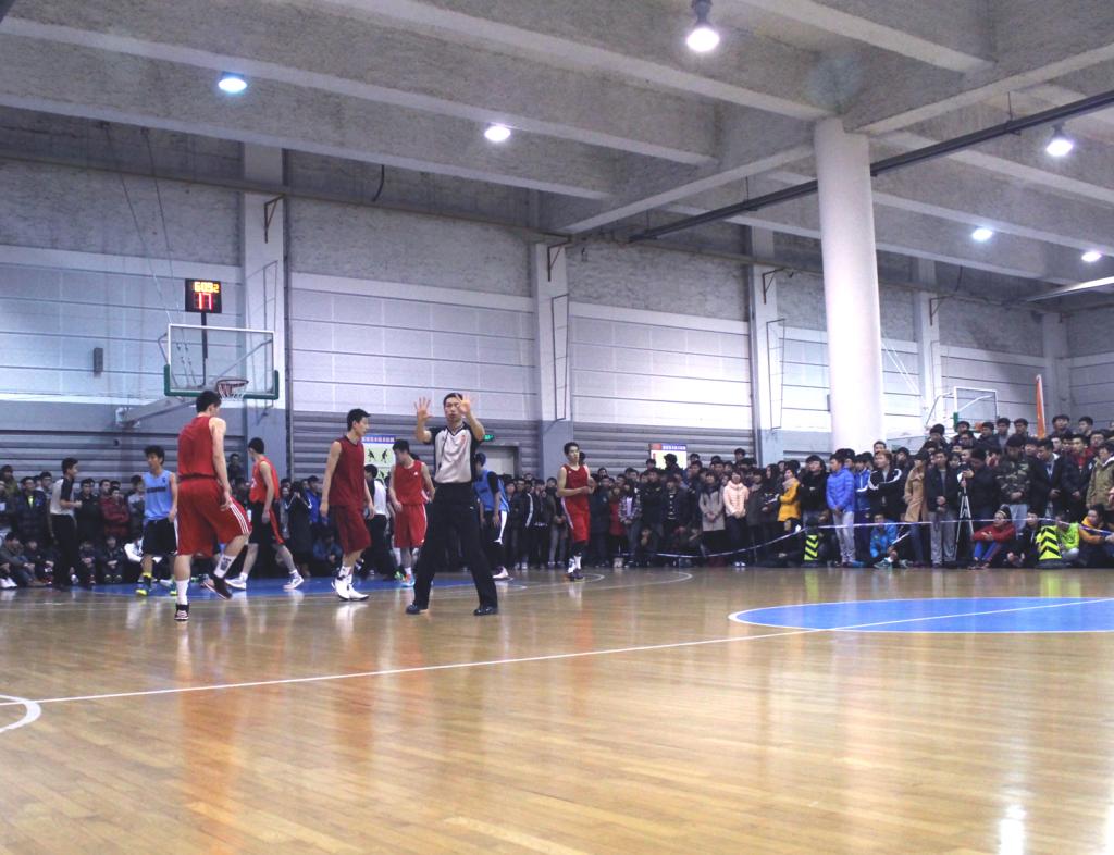 全运会冠军队辽宁青年男篮助阵我院篮球锦标赛