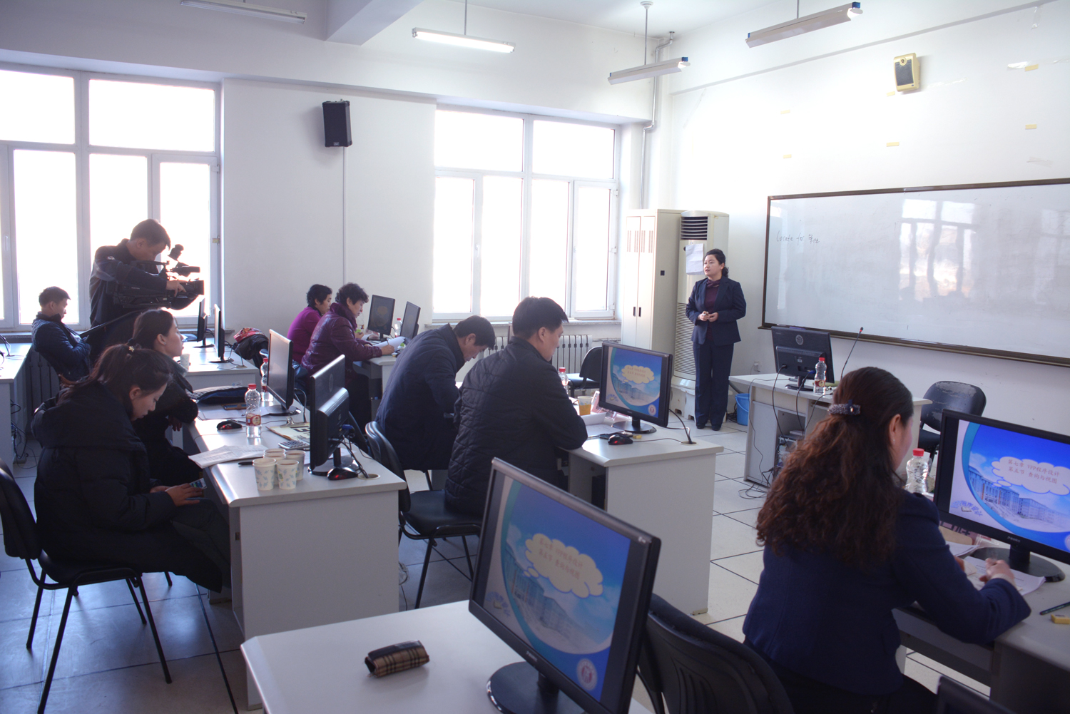 体育信息技术系举行教师教学基本功大赛-沈阳