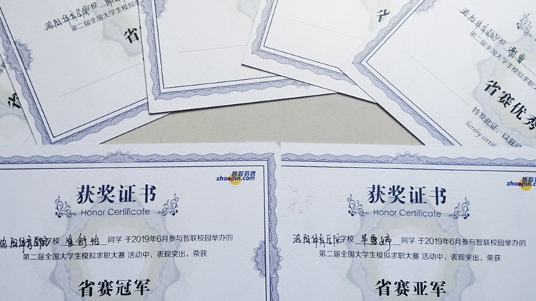 （智联招聘）全国大学生模拟求职大赛我校师生取得佳绩