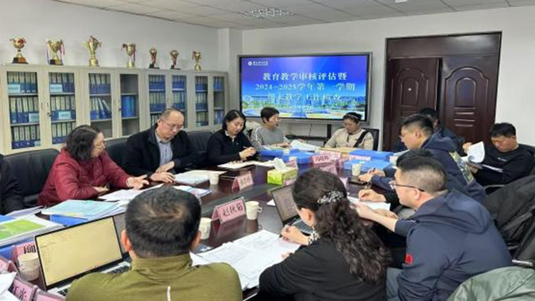 学校开展本科教学单位教育教学审核评估迎评推进会暨2024-2025学年第一学期期末教学工作检查