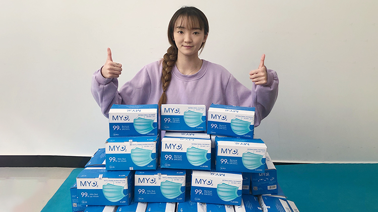 【沈体战 “疫”】运动训练学院2018级学生李畅向学校捐赠防控物资