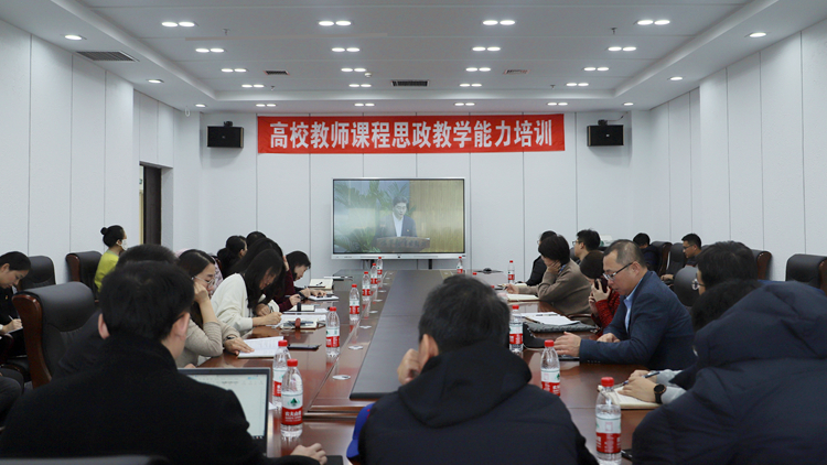 学校组织开展高校教师课程思政教学能力培训