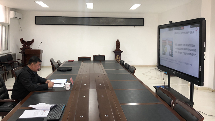 院长刘征为运动训练学院学生讲授形势与政策课